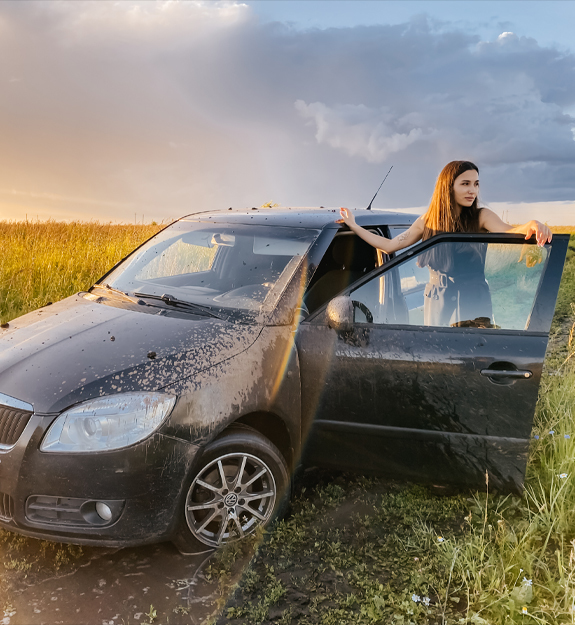 CAR STUCK || Tanya Stuck in mud in high heels sandals - KRISSTUCKGIRLS ...