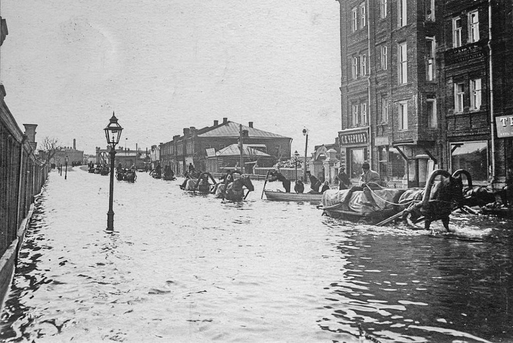Фото наводнение в москве 1908 года