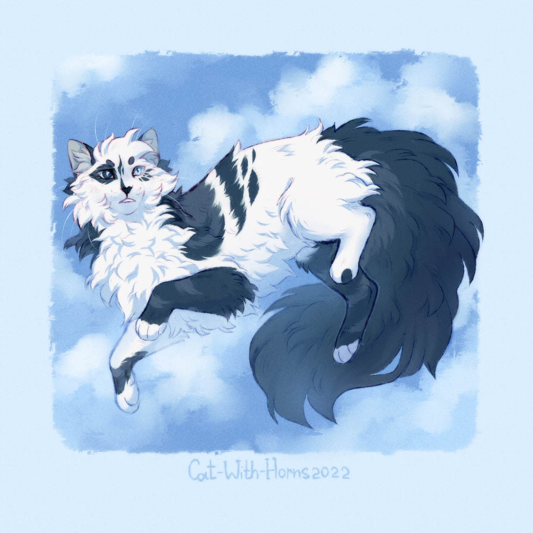 Artfight 2024. Louixie Art. Artfight shanyashaneva. Hawk Attack Cat.