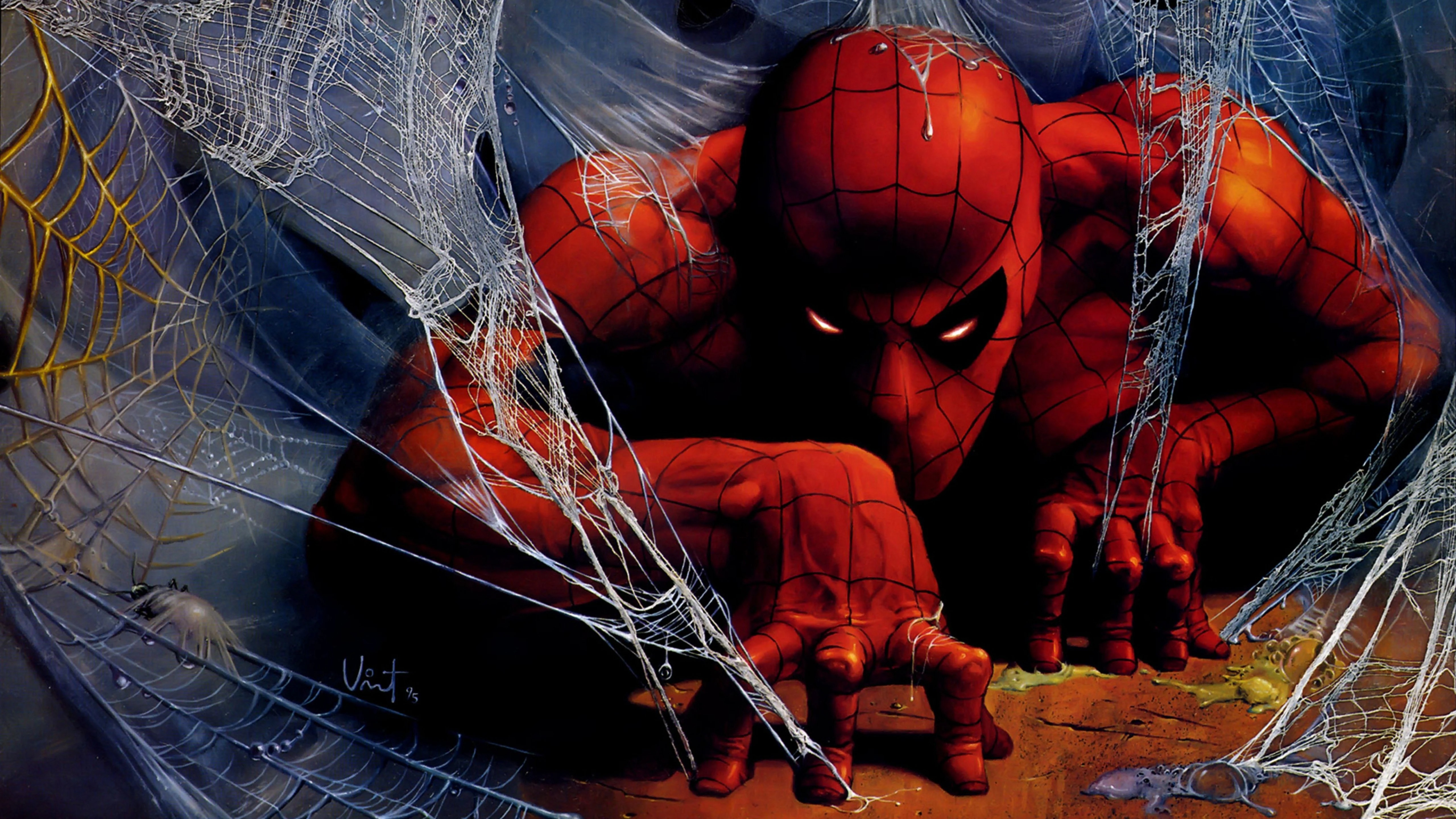 Личности человека паука. Марвел человек паук паутина. Spider man на паутине Art. Паутина человека паука комикс. Человек паук паутина новый человек паук.