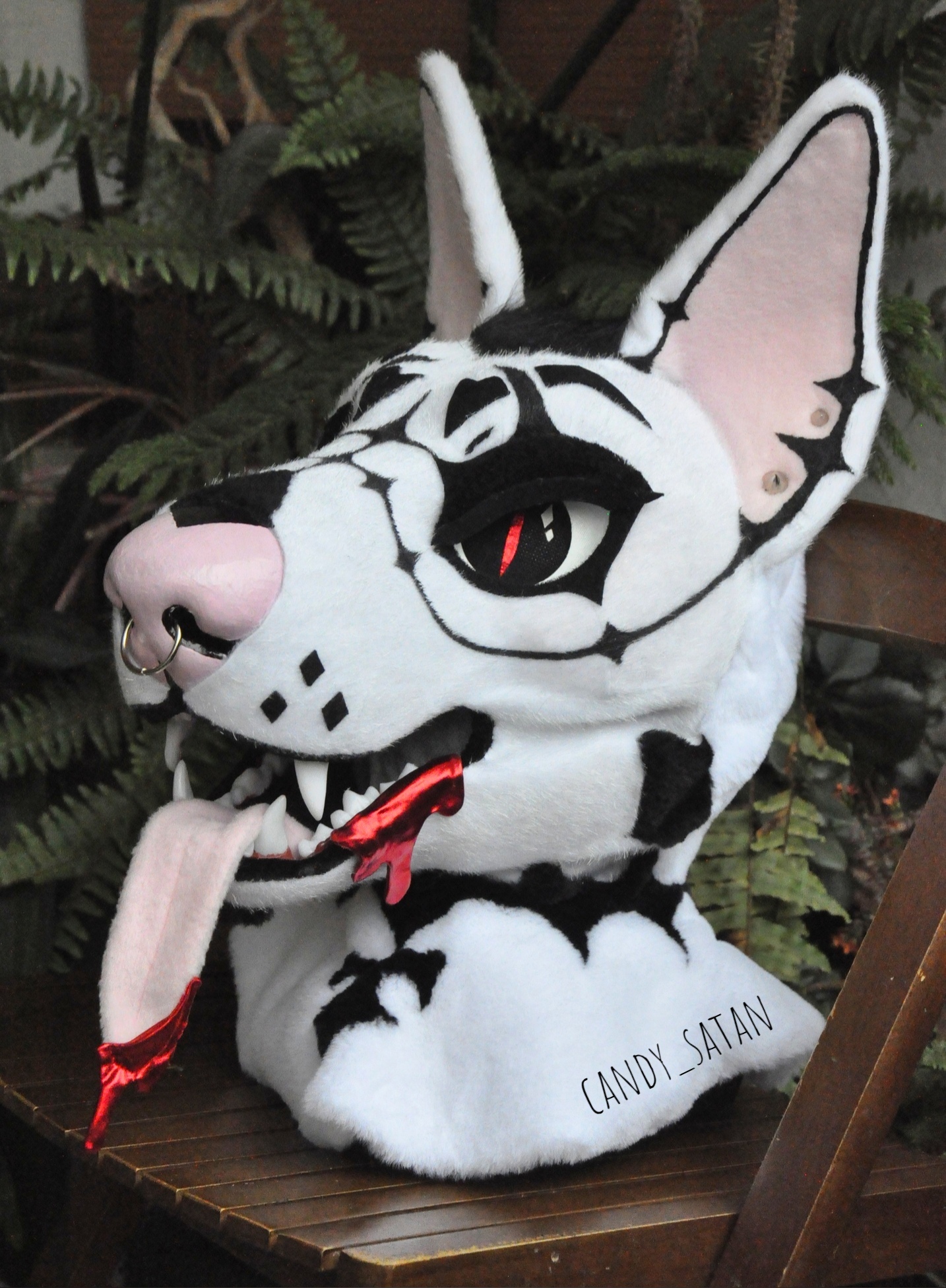 New bull terrier fursuit for sale soon! - Candy Satan | Boosty