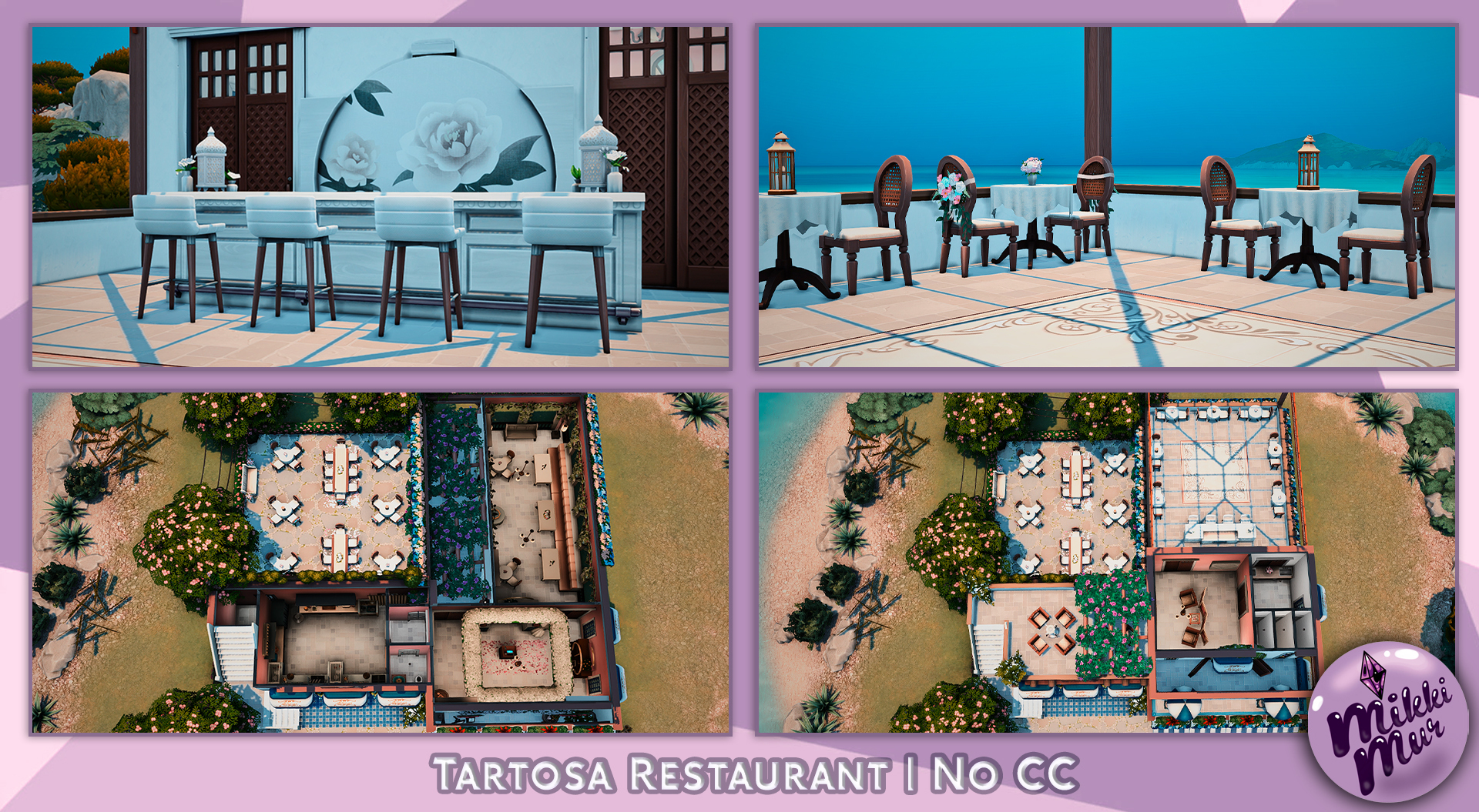 Porto Luminoso (Tartosa) | The Sims 4 Save File No CC | Порто-Люминосо  (Тартоза) - Mikki Mur | Boosty