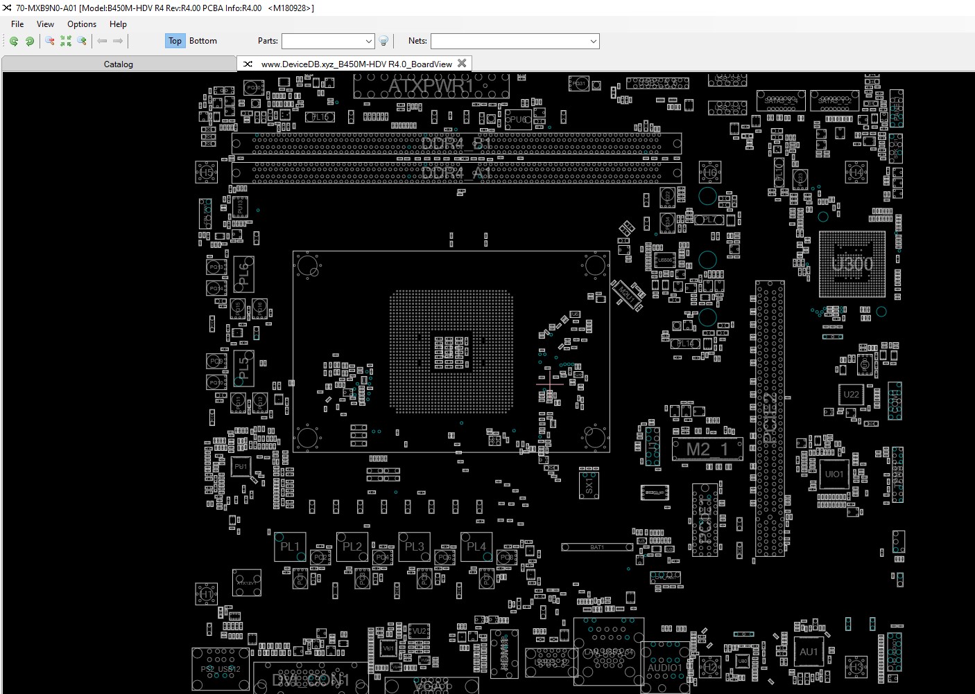 Asrock b450m hdv схема