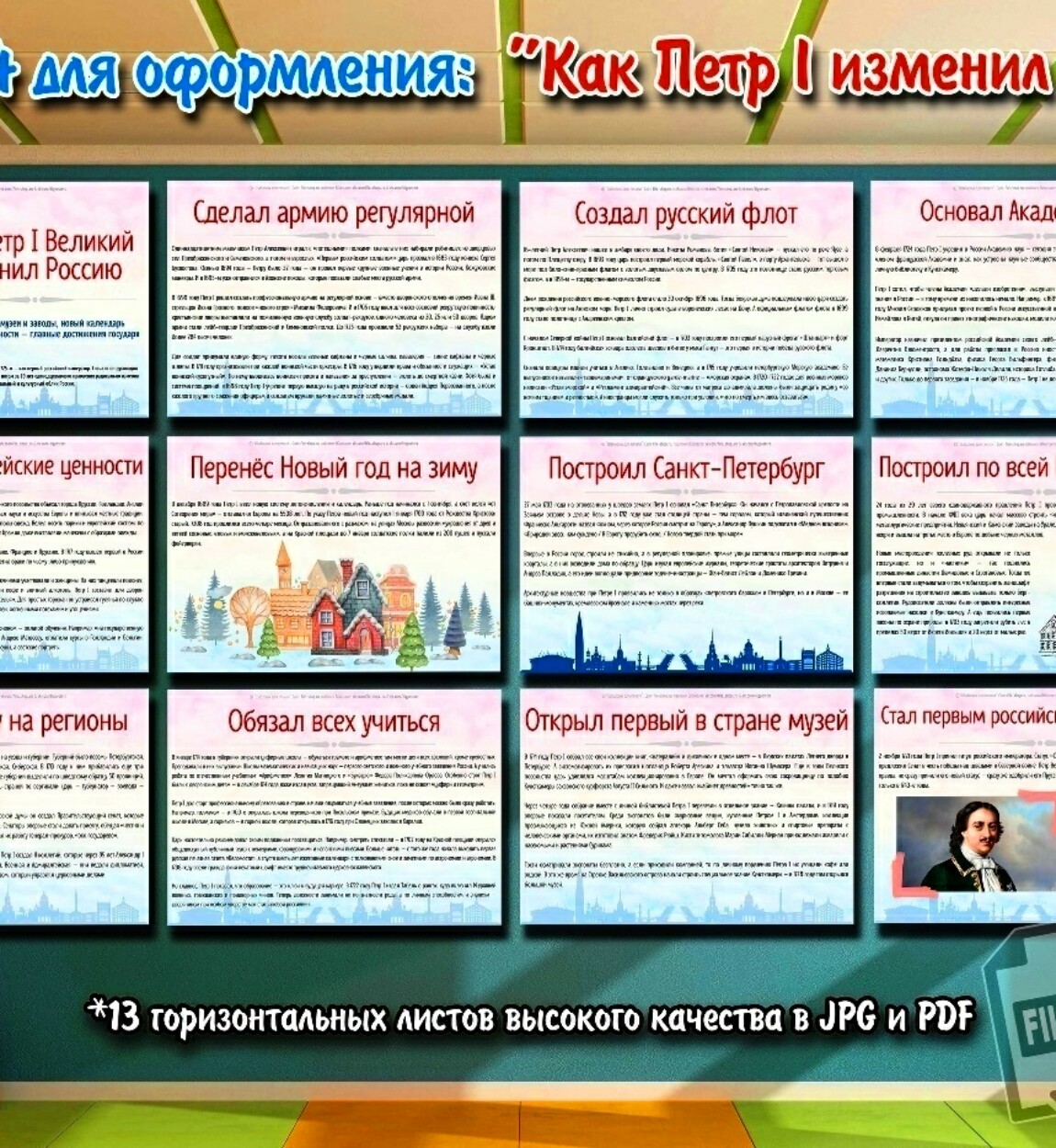 Россия 1 меняется. Плакат про Петра первого как он изменил войну.