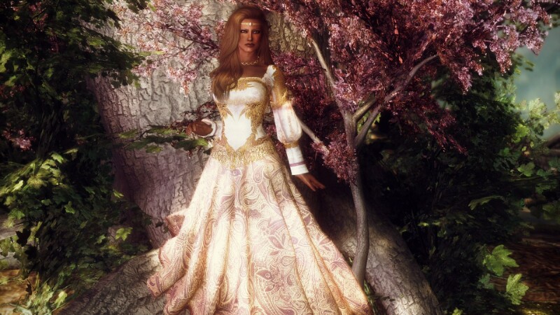 skyrim princess dress VS WIP/Concept: Ethereal Attire- Ethereal Princess (Wisp) with visual and  sound effects. #3DModel #3DModeling #Skyrim #Videogame #videogames #Fantasy  #EtherealFashion #AvanteGarde #armor