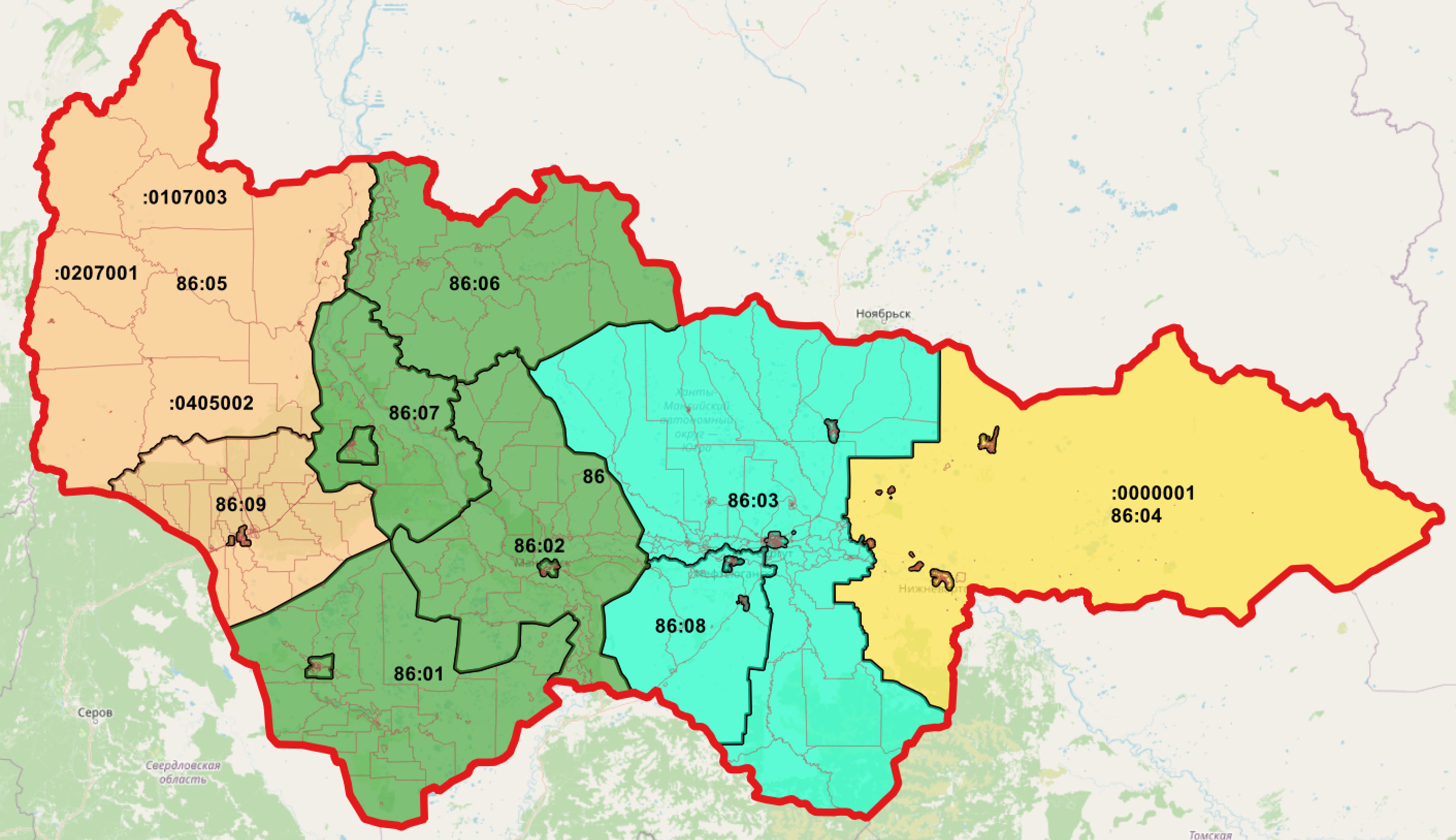 Публичная кадастровая карта России