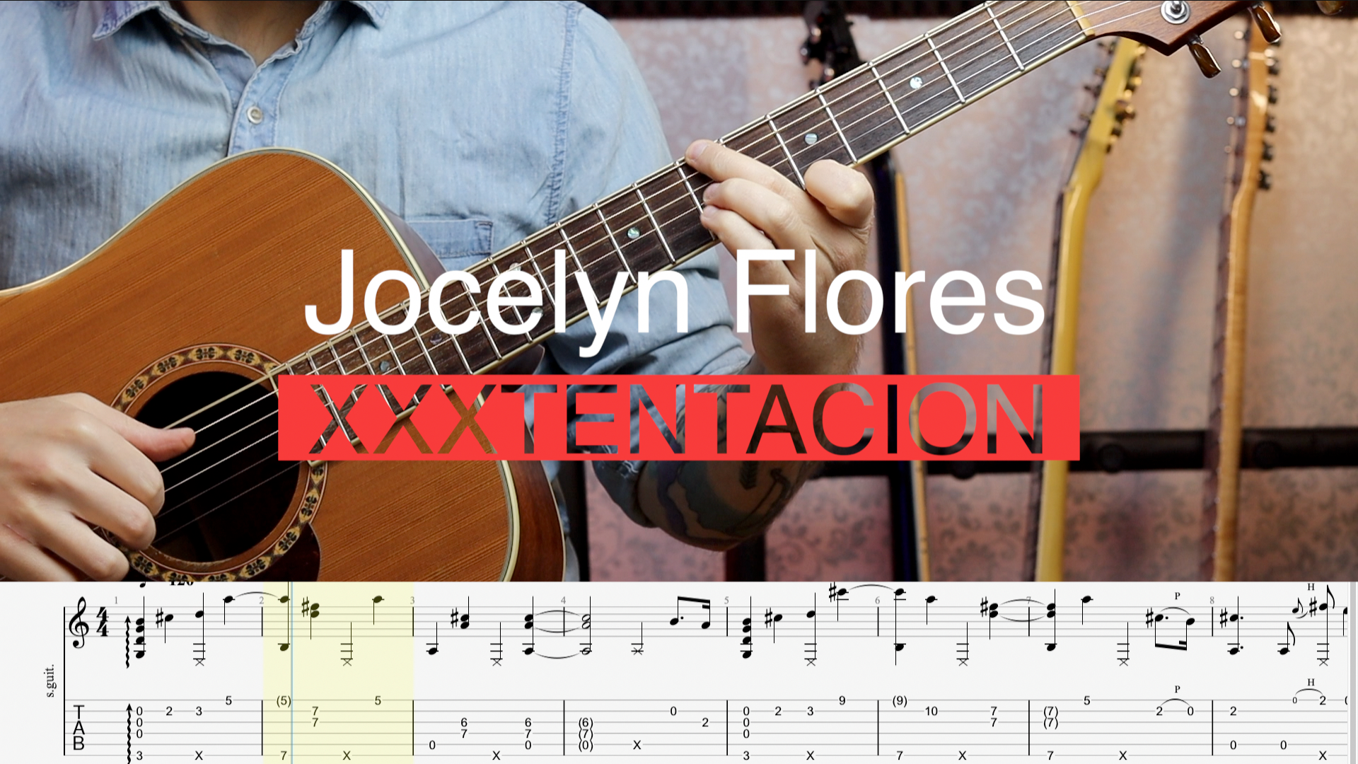 Cover tabs. Joselyn flires на одной струне. Jocelyn Flores табы. На гитаре Jocelyn Flores - XXXTENTACION. Гитары Маринс.