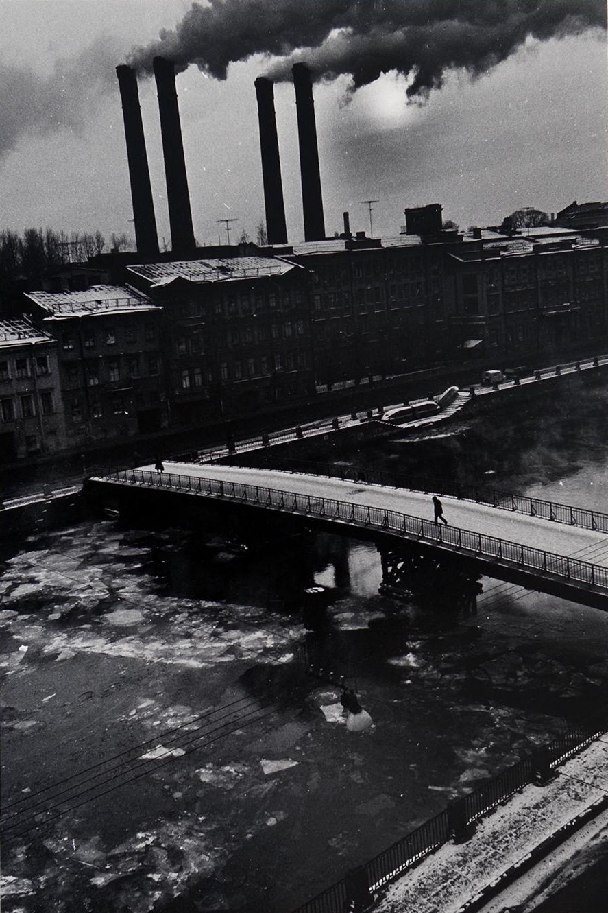 Мост через Фонтанку. 1984 г. Фото: Борис Смелов.