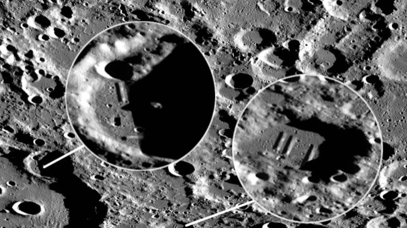 Загадочные объекты на Луне