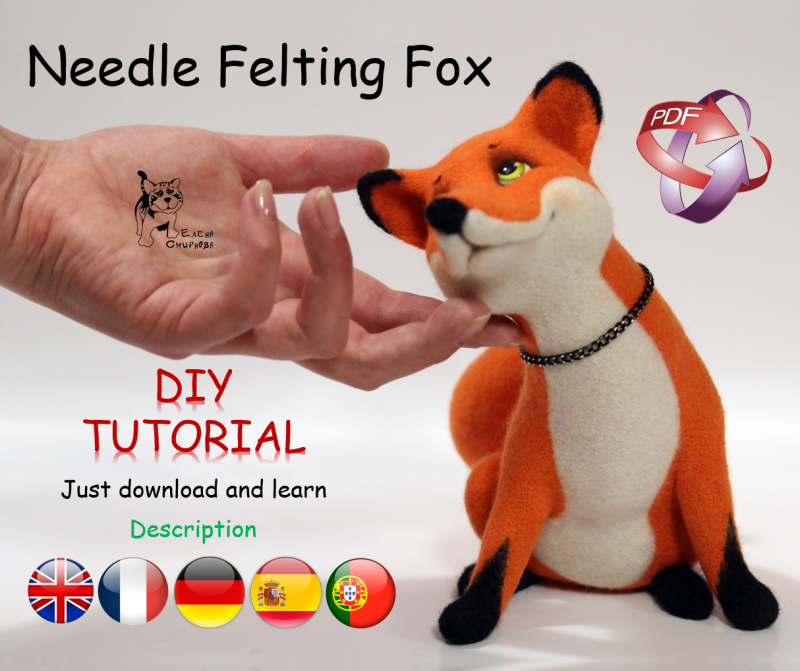 Fox Needle Felting Tutorial 