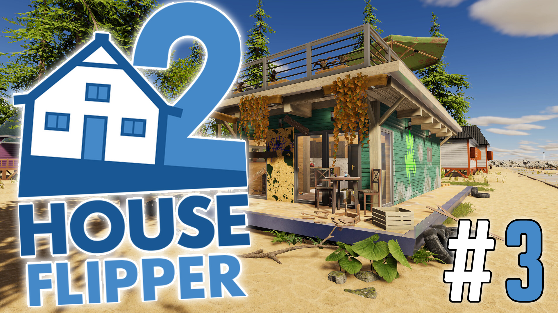 HOUSE FLIPPER 2 - Дом на пляже! #3 - Гильдия купцов | Boosty