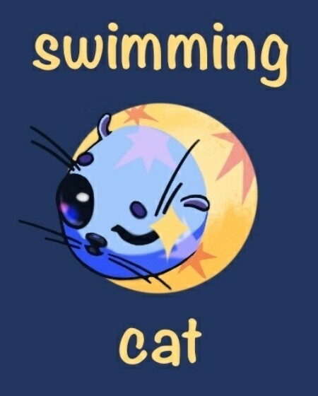 Swimming Cat