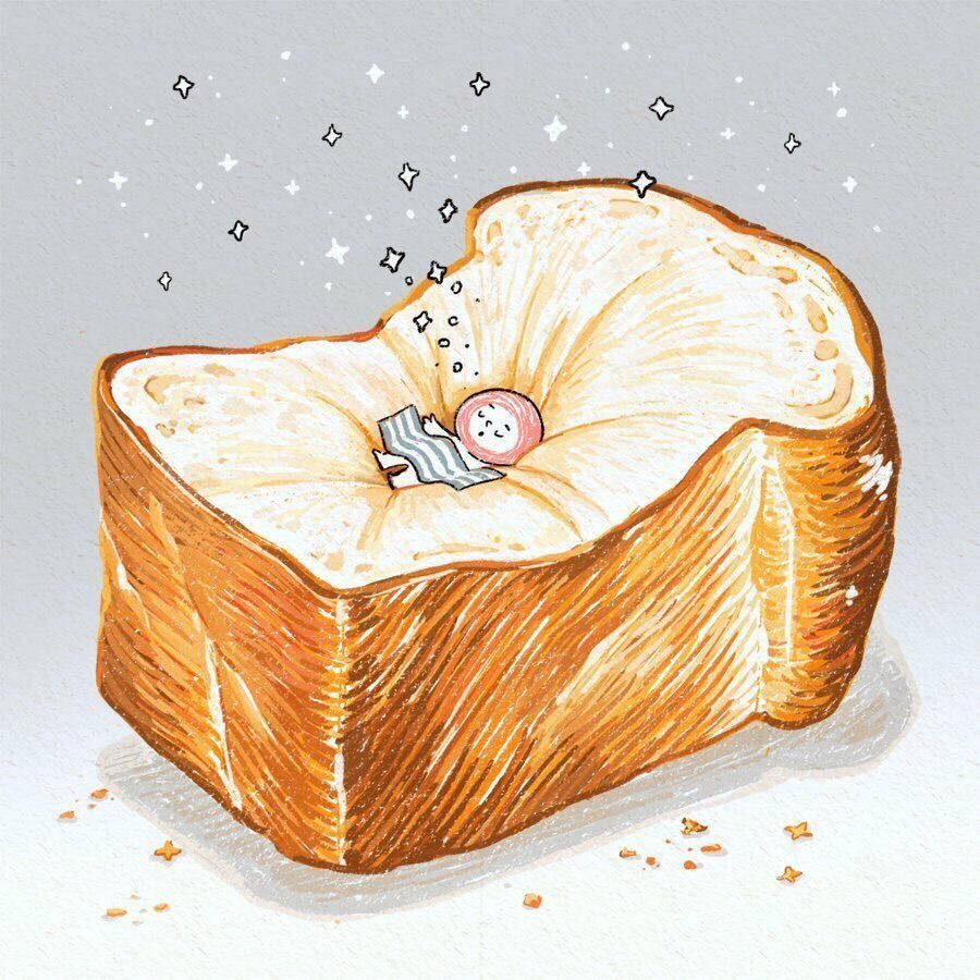 Как нарисовать хлебушек