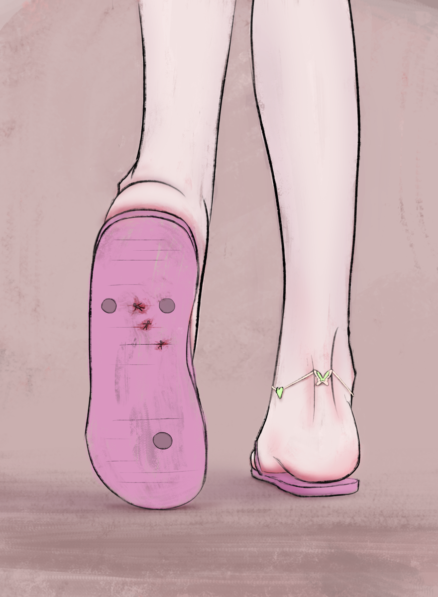Giantess feet crush